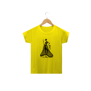 Nome do produto Camisa Infantil Unissex - Coleção Orixás Encanto e Axé By Vinicius Targa - Ora Iê Iê ô Oxum