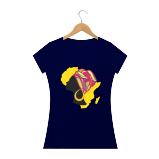 Nome do produto Camisa Baby long - Coleção Mulheres Afro - Adimu