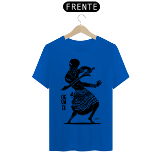 Nome do produto Camisa Unissex - Coleção Orixás Encanto e Axé By Vinicius Targa - Ogumiê Ogum