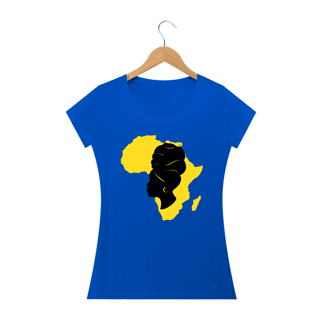 Nome do produto Camisa Baby long  - Coleção Mulheres Afro - Latifa