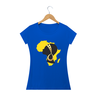 Nome do produto Camisa Baby long - Coleção Mulheres Afro - Núbia