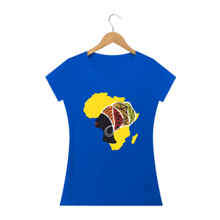Nome do produto Camisa Baby long - Coleção Mulheres Afro - Zenabu