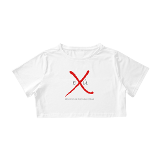 Camiseta baby long - Coleção Laroyê Exú - Senhor das Encruzilhadas
