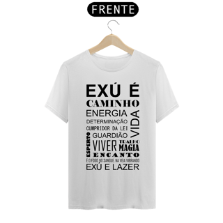 Nome do produto Camisa T-shirt Prime - Coleção Laroyê Exú - Exú é caminho 