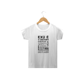 Camisa Infantil - Coleção Laroyê Exú - Exú é caminho 