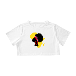 Nome do produto Cropped  - Coleção Mulheres Afro - Anaya