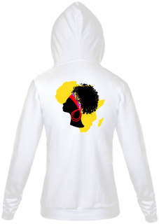 Nome do produto Moletom de Ziper  - Coleção Mulheres Afro - Anaya