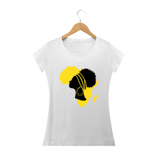 Nome do produto Camisa Baby long - Coleção Mulheres Afro - Hadiya