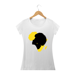 Nome do produto Camisa Baby long  - Coleção Mulheres Afro - Jamila