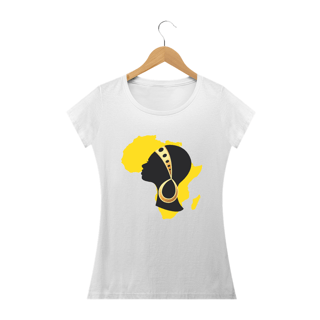 Nome do produto Camisa Baby long - Coleção Mulheres Afro - Núbia