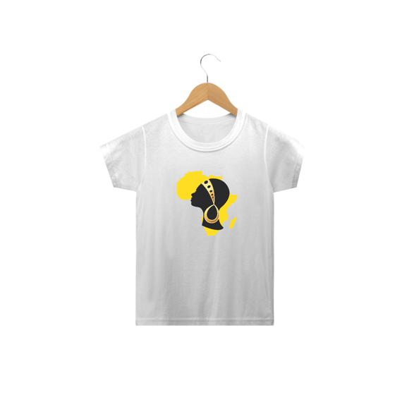 Camisa Infantil  - Coleção Mulheres Afro - Núbia