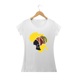 Nome do produto Camisa Baby long - Coleção Mulheres Afro - Zenabu