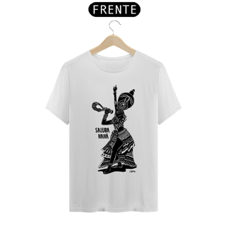 Nome do produto Camisa Unissex - Coleção Orixas Encanto e Axé By Vinicius Targa - Saluba Nanã