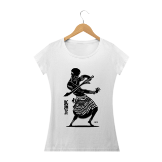 Nome do produto Camisa Baby Long - Coleção Orixás Encanto e Axé By Vinicius Targa - Ogumiê Ogum