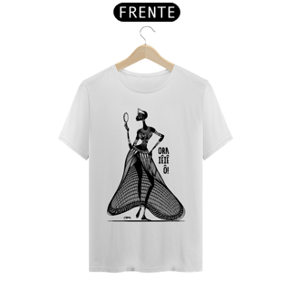 Nome do produto Camisa Unissex - Coleção Orixás Encanto e Axé By Vinicius Targa - Ora Iê Iê ô Oxum