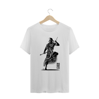 Nome do produto Camisa Plu Size Unissex - Coleção Orixás Encanto e Axé By Vinicius Targa - Kaô Kabe Cilê Xangô