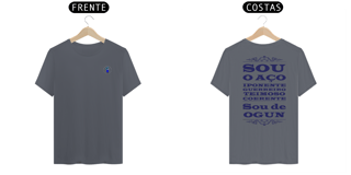 Nome do produto Camisa Unissex - Coleção sou filho do Axé - Ogun