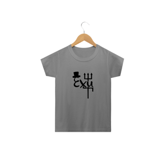 Nome do produto Camisa Infantil  -  Coleção Laroyê Exú - Tridente de Exú