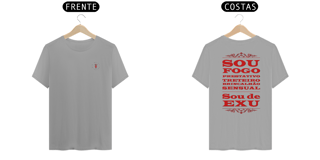 Nome do produto Camisa unissex quality - Coleção sou filho do Axé - Exú Bara 