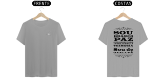 Nome do produto Camisa unissex quality - Coleção sou filho do Axé - Oxalufã