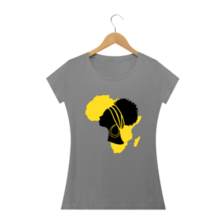 Nome do produto Camisa Baby long - Coleção Mulheres Afro - Hadiya