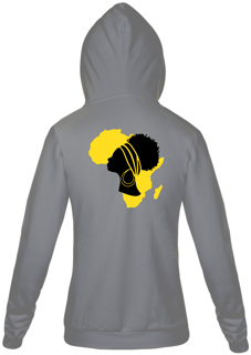 Nome do produto Moletom de Ziper - Coleção Mulheres Afro - Hadiya