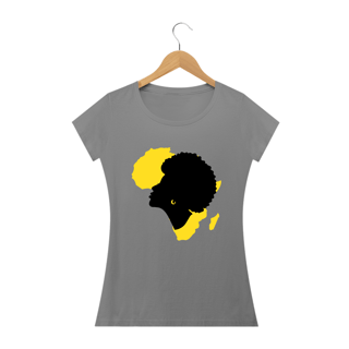 Nome do produto Camisa Baby long  - Coleção Mulheres Afro - Jamila