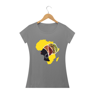Nome do produto Camisa Baby long - Coleção Mulheres Afro - Zenabu