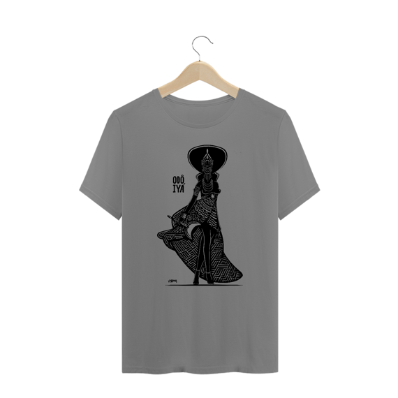 Camisa Unissex Plus Size - Coleção Orixas Encanto e Axé By Vinicius Targa - Odô Iyá