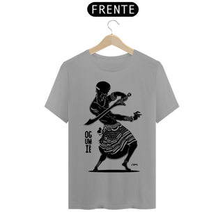 Nome do produto Camisa Unissex - Coleção Orixás Encanto e Axé By Vinicius Targa - Ogumiê Ogum