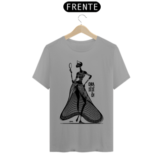 Nome do produto Camisa Unissex - Coleção Orixás Encanto e Axé By Vinicius Targa - Ora Iê Iê ô Oxum