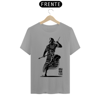 Nome do produto Camisa Unissex - Coleção Orixás Encanto e Axé By Vinicius Targa - Kaô Kabe Cilê Xangô