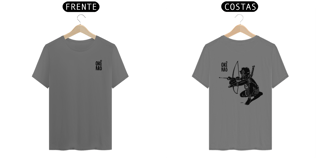 Nome do produto Camisa Estonada Unissex - Coleção Orixás Encanto e Axé By Vinicius Targa - okearô oxossi