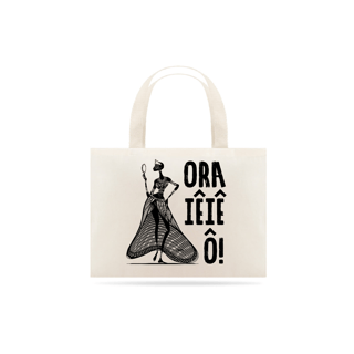 Nome do produto Bolsa Eco Bag- Coleção Orixás Encanto e Axé By Vinicius Targa - Ora Iê Iê ô Oxum