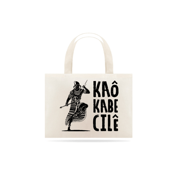 Bolsa Eco Bag - Coleção Orixás Encanto e Axé By Vinicius Targa - Kaô Kabe Cilê Xangô