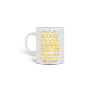 Nome do produto Caneca - Coleção sou fillho do Axé - Omolu