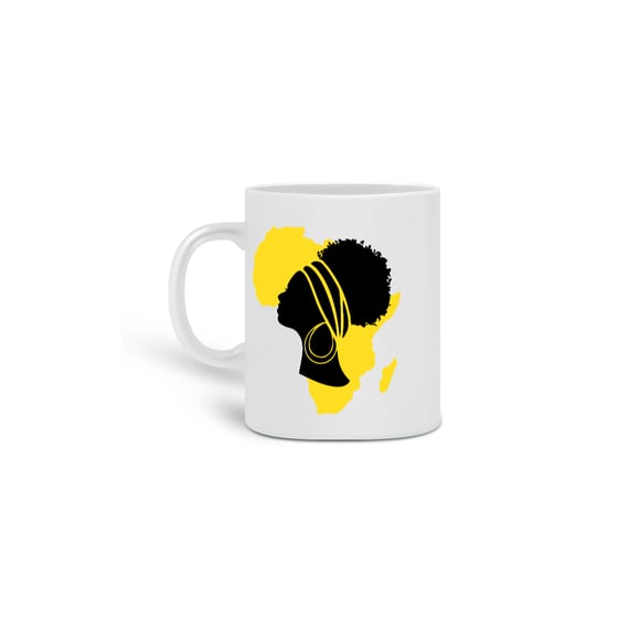 Caneca - Coleção Mulheres Afro - Hadiya