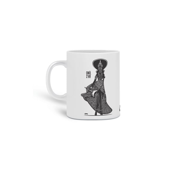 Caneca - Coleção Orixas Encanto e Axé By Vinicius Targa - Odô Iyádô Iyá