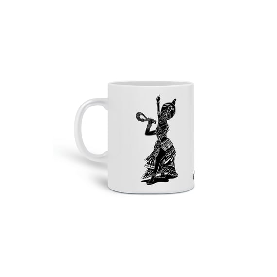 Caneca - Coleção Orixas Encanto e Axé By Vinicius Targa - Saluba Nanã