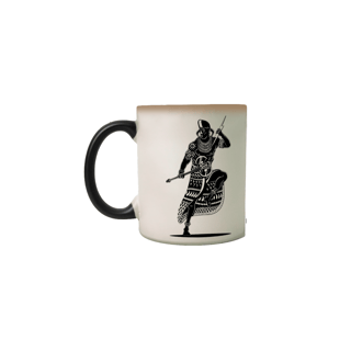 Nome do produto Caneca Mágica - Coleção Orixás Encanto e Axé By Vinicius Targa - Kaô Kabe Cilê Xangô