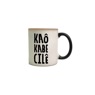Nome do produto Caneca Mágica - Coleção Orixás Encanto e Axé By Vinicius Targa - Kaô Kabe Cilê Xangô
