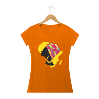 Nome do produto Camisa Baby long - Coleção Mulheres Afro - Adimu