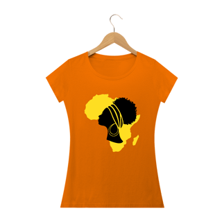 Nome do produto Camisa Baby long - Coleção Mulheres Afro - Hadiya