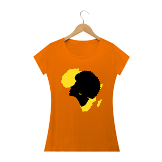 Nome do produto Camisa Baby long  - Coleção Mulheres Afro - Jamila