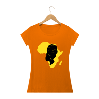 Nome do produto Camisa Baby long  - Coleção Mulheres Afro - Latifa