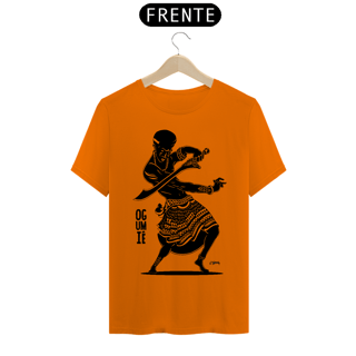 Nome do produto Camisa Unissex - Coleção Orixás Encanto e Axé By Vinicius Targa - Ogumiê Ogum