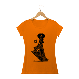 Nome do produto Camisa Baby Long - Coleção Orixás Encanto e Axé By Vinicius Targa - Odô Iya