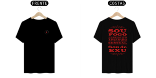 Nome do produto Camisa unissex quality - Coleção sou filho do Axé - Exú Bara 