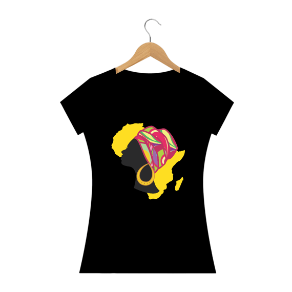 Camisa Baby long - Coleção Mulheres Afro - Adimu