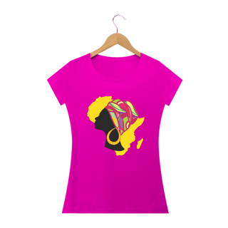 Nome do produto Camisa Baby long - Coleção Mulheres Afro - Adimu